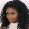 HFZRZFH Professional 2-Pack Weave Bangs Headband Set for Women -