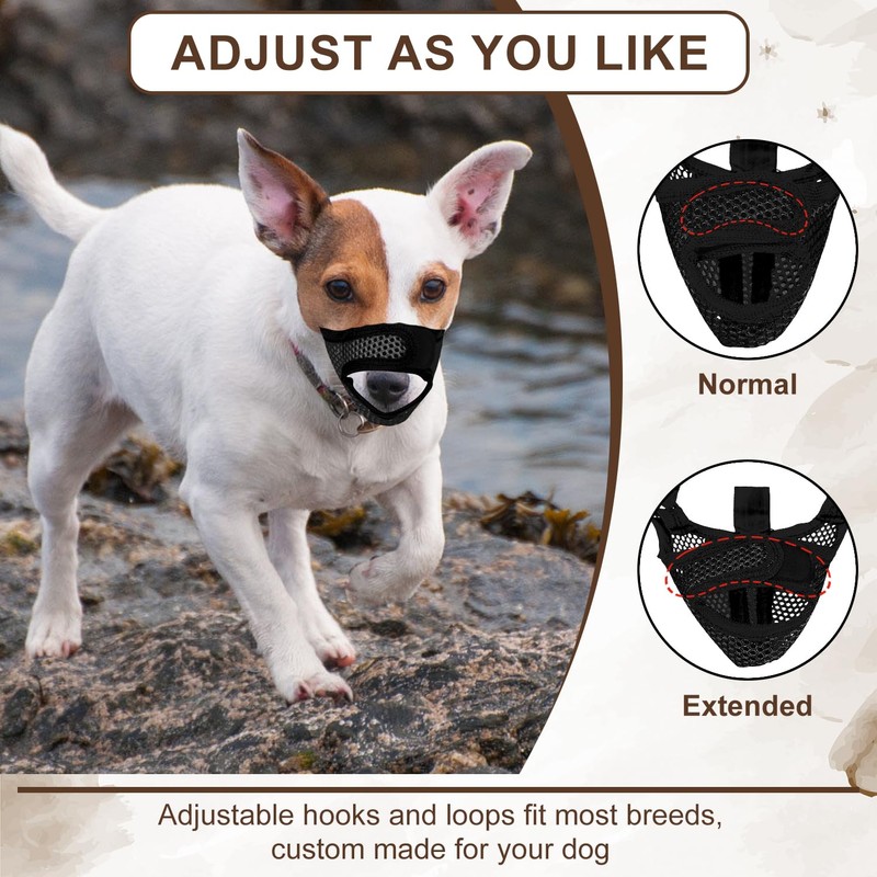 Muzzle for Large Middle Small Sized Dog, Breathable Dog Muzzle