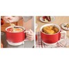 Electric Cooking Pot Quick Heating Mini Electric Cooker with Foldable