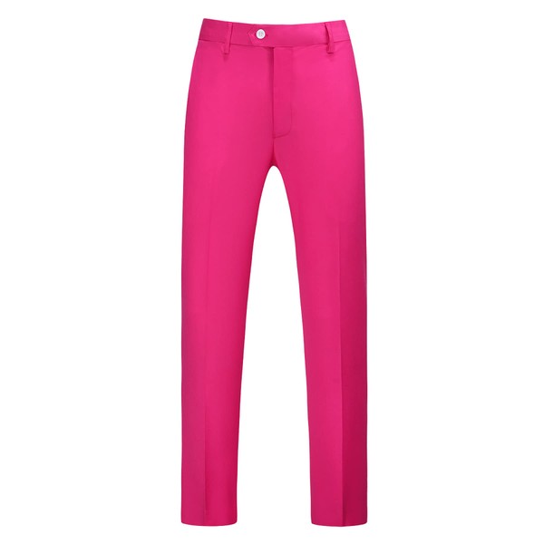 MOGU Mens Pink Dress Pants US Size 38 Pink