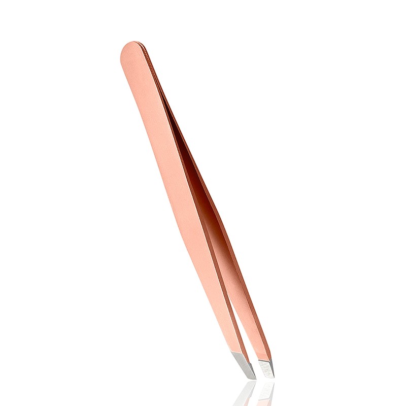 'RUBIS Tweezer Classic "Fides Red Gold For Eyebrow Plucking Eyebrows