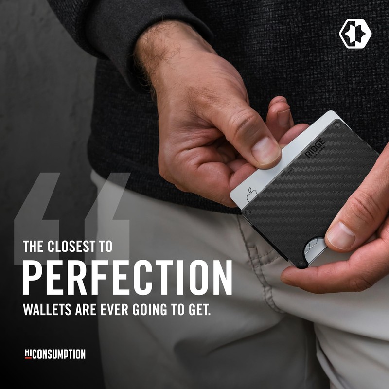 The Ridge Wallet - Slim Minimalist Compact Wallet and Card