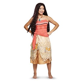 Disguise Moana - Disfraz de lujo para mujer, Rojo -, S (4-6) US