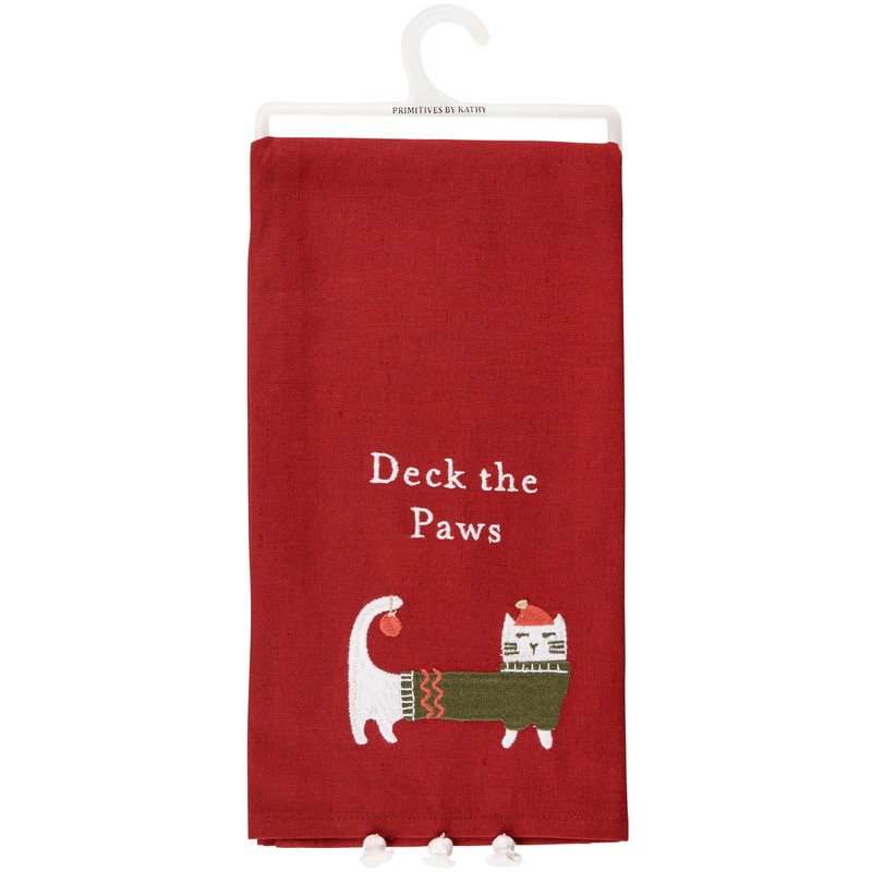Primitives by Kathy Deck The Paws Kitchen Towel