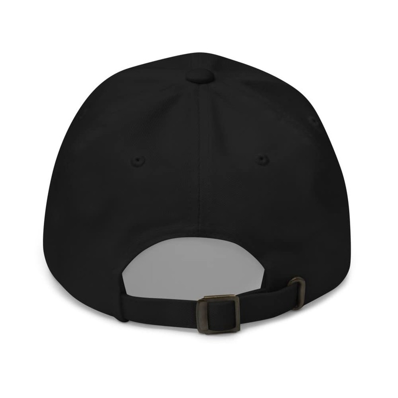 Sports Car C8 E-Ray Silhouette Dad hat Black