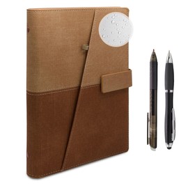 CLICKSITY Recipe Book to Write in Your Own Recipes, Tear Resistant Stone Paper Blank Recipe Notebook Binder with Pens, 5 Tab Dividers, Blank Family Cookbook