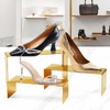 KMtilsh Bag Display Stand Set 3, Gold Purse Display ,Stainless