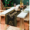 HEIPINIUYE Happy 16th Birthday Table Runner 13 x 72 Black