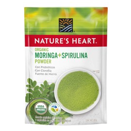 Nature's Heart - Nature's Heart Moringa orgánica y espirulina en polvo 100 g