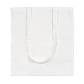eBuyGB Shopping Tote Shoulder Bag, 100% Cotton, White, 2.54 x 2.54 x 2.54 cm