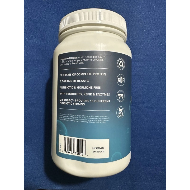 MRM Nutrition Whey Protein Chocolate PROBIOTICS & POSTBIOTICS 32.6 oz