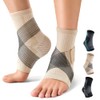 CAMBIVO 2 Pack Ankle Support Brace, Plantar Fasciitis Support