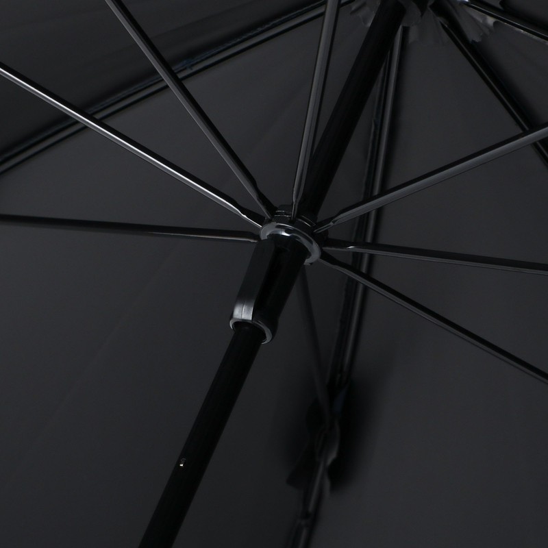Francfranc Franc Blackout Classic Ruffle Long Umbrella, 19.7 inches (50