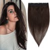 TESS Real Hair Extensions Clip in One Pieces 8 inch