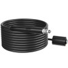 LWQ 20 ft Pressure Washer Hose with Quick Connect &