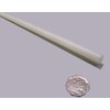 Natural Nylon Extruded Round Rod .375" (3/8") x 5 Ft