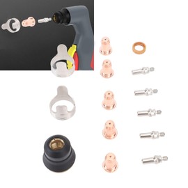 14Pcs IPT40 Tip Electrode Kit for YESWELDER CUT 55DS Pro, CUT 65DS, Plasma Cutting Torch Consumables Sets Tip Electrode of IPT40