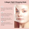 Máscara De Colágeno Para Envolver La Noche, Máscara Exfolian