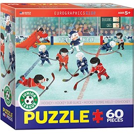EuroGraphics Hockey Junior League Puzzle (60-Piece), Multi