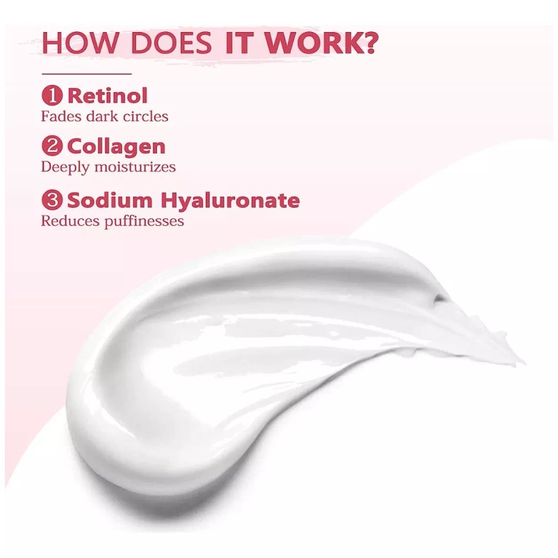 Ronkie Crema De Ojos Con Retinol Para Ojeras E Hinchazón,