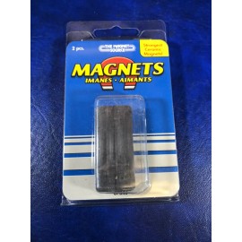 The Magnet Source Package of 2 Ceramic Magnets 3/8" x 3/8" x 1-7/8"