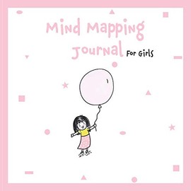 Mind Mapping Journal For Girls: 120 pages 8.5 by 8.5 inch mind map notebook to unlock your brain's true potential and creativity
