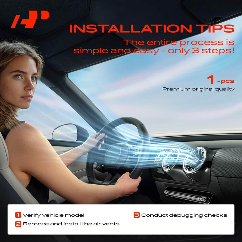 A-Premium Dashboard A/C Vent Panel Compatible with Nissan Titan 2004-2015,