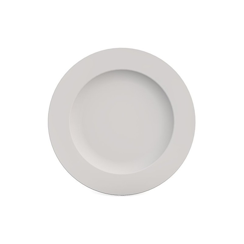 Ornamin Model 1203 Flat Melamine/Camping, Sturdy Plastic, Side, Breakfast Plate,