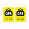 Sticker GPS Tracker Inside Pack of 2 Bicycle Bike Sticker
