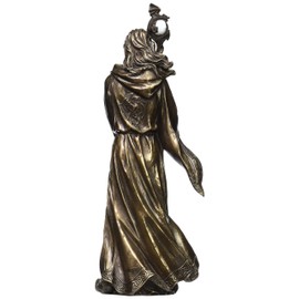 UNICORN STUDIO 11.75 Inch Cold Cast Bronze Color Merlin Figurine Statue Home Decor