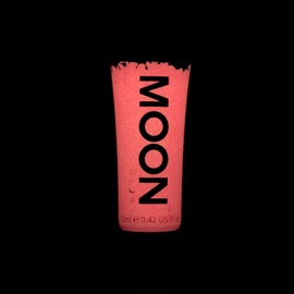 Moon Glow – Glow in the Dark 12 ml Face & Body Paint – Fluorescent Pink – For the lighting effect Charging