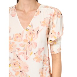 Joie Womens Women's Karamele Top, Porcelain Multi, X-Small