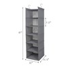 MAX Houser 6 Tier Shelf Hanging Closet Organizer, Closet Hanging