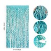 2 Pack Tinsel Curtain Party Backdrop 2M S Shape Blue
