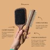 Regincós 20829 Round Hair Brush, Mixed Bristle Wood Body with