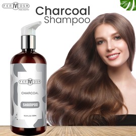 FERMOSA Shampoo - Clarifying & Nourishing, Hydrating and Cleansing, Reduces Itchy Scalp & Frizz, Anti Dandruff, Sulfate Free 16.9oz… (Charcoal)
