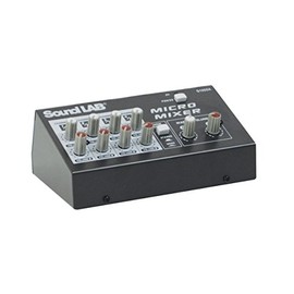 SoundLab 4 Channel Stereo Microphone Mixer