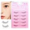 LASHVIEW Upgrade Next Generation False Eyelashes 5 Pairs Ultra Soft,