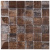 Parrotile Glass Backsplash Tile for Kitchen Bathroom Wall Antique Bronze