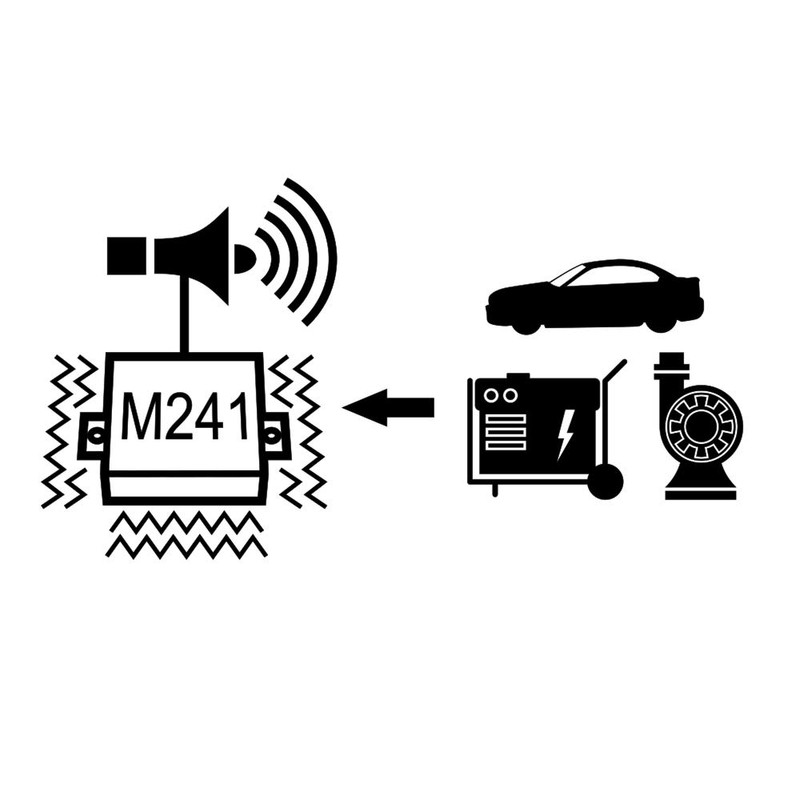 Kemo M241 Vibrating Switch 12V/DC. Vibration-On/Off When Standstill Operating Voltage