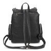 Downupdown ​Studded Backpacks for Women and Men Leather Flap Rivet