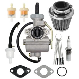 PZ20 Carburetor for Kazuma Baja 50cc 70cc 90cc 110cc 125cc 135 for 4 stroke ATV 4 wheeler Go kart Dirt Bike CRF50F XL75 CRF80F XR50R with Air Fuel Filter
