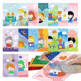 Nilez Foil Art Kit for Kids Princess Paper Crafts Arts and Crafts for Kids Fun Kit Projects Activities Craft Crafts 6 7 8 9 10 Girls Children