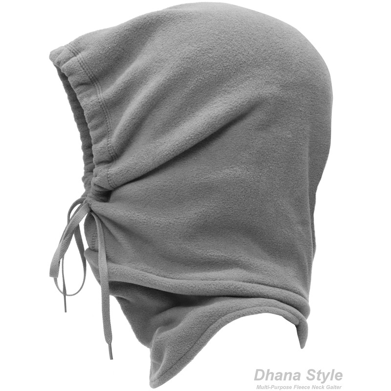 Long neck version.Dhana Style Fleece Neck Warmer and Hood with