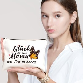 Gifts for Mum, Mum Gift Mum Birthday Gift Mother Gift Christmas Thank You Gifts for Mothers Cosmetic Bag Gift for Mum from Daughter Son Easter, White