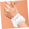 Baluue 4pcs Water Absorption Wristband for Face Washing Comfortable Makeup