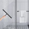 All-Purpose Silicone Shower Squeegee for Shower Glass Door,with 1 Hooks,for