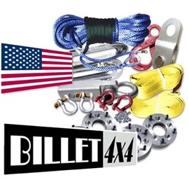 BILLET4X4 2 inch (Aluminum) Receiver Bracket w/ 4-3/4 TON HOT Pink Powdercoated D-Shackle (Off-Road Recovery)