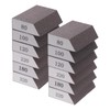 HARFINGTON 2Sets Sanding Sponge Blocks Set 80/100/120/180/220/320 Grit Sanding Block