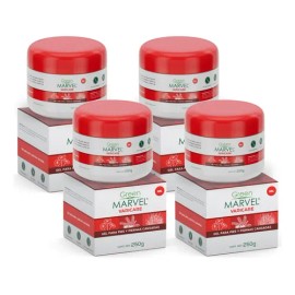 Green Marvel - Varicare Gel 4 Tarros De 250 Gr - Mentol - Green - Top Quality